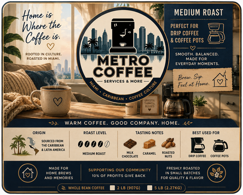 Commercial Coffee’s 5lb Whole Bean
